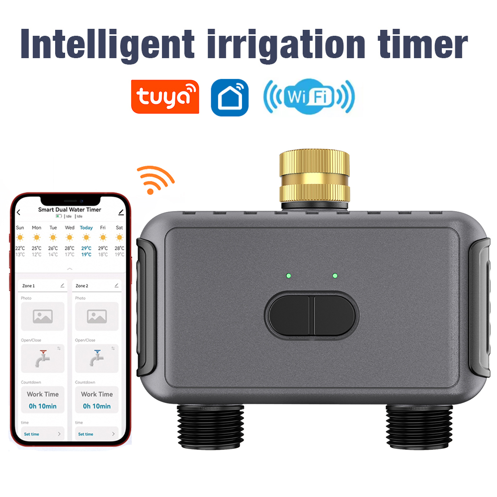 Trowel Garden Tools - Wifi Automatic Water Timer Dual Hose