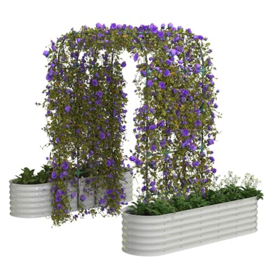 Raised Garden Bed - 96 Tall Galvanized Raised Garden Bed