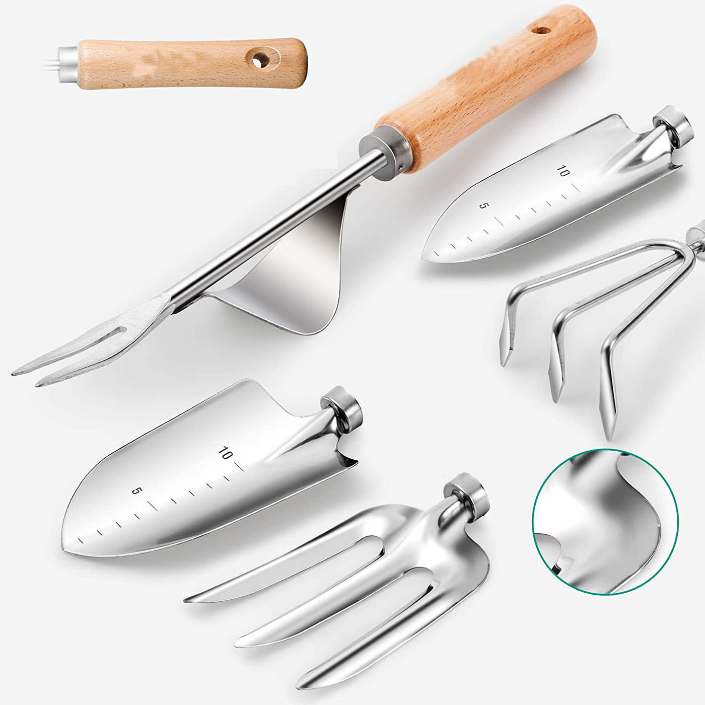9-Piece Gardening Tool With He - đánh giá và giá Garden Gloves