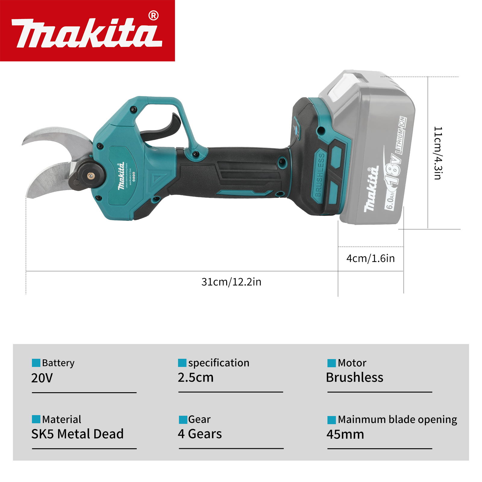 Cordless Electric Pruning Shea - đánh giá và giá Pruning Shears