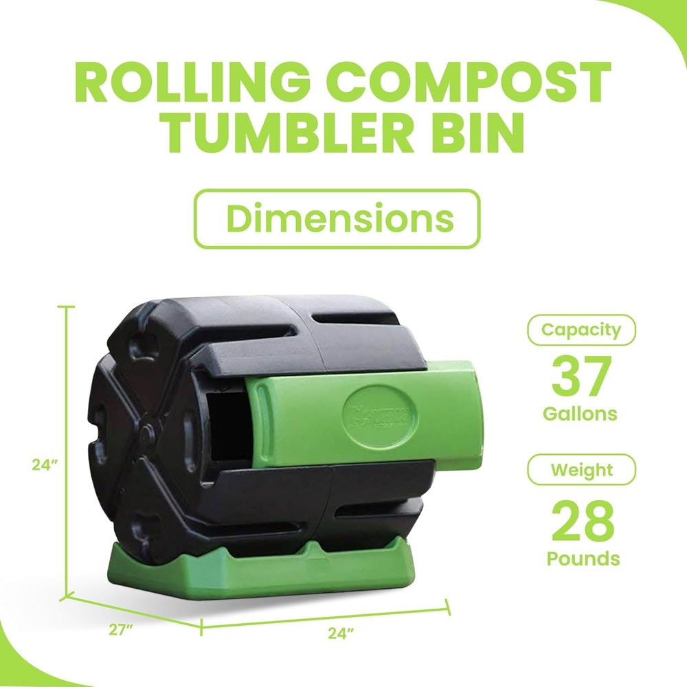 Single Chamber Outdoor Rotatin - đánh giá và giá Compost Bin