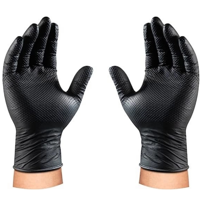 8Mil Heavy Duty Black Nitrile  - đánh giá và giá Garden Gloves