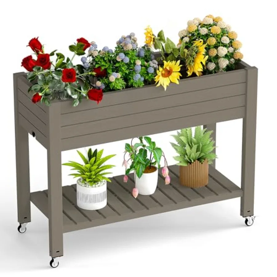Raised Garden Bed with Legs, 3 - đánh giá và giá Self Watering Planter