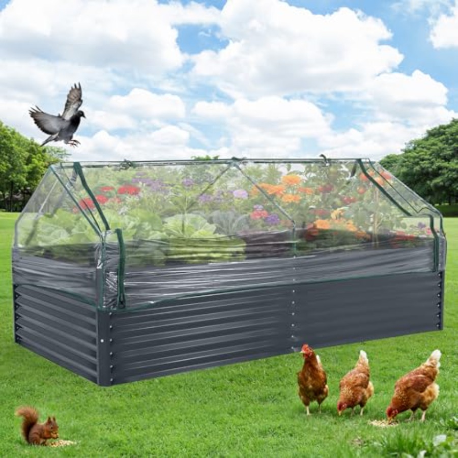 Outdoor vegetable gardening: g - đánh giá và giá Raised Garden Bed