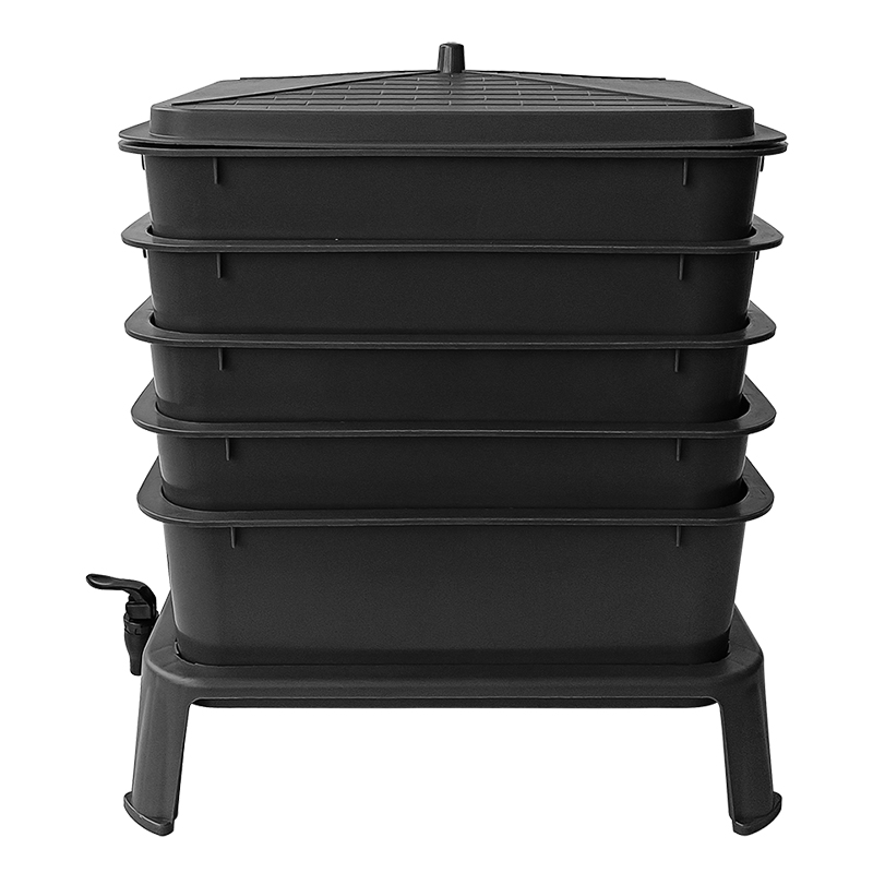 Heavy Duty 50L 5-Tray Worm Far - đánh giá và giá Compost Bin