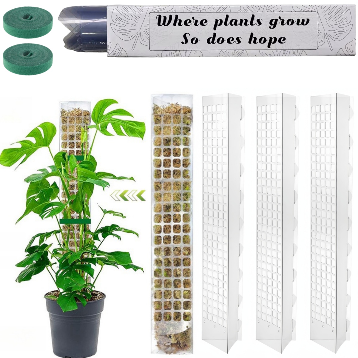Moss Pole Plastic Plant Stand  - đánh giá và giá Indoor Herb Garden