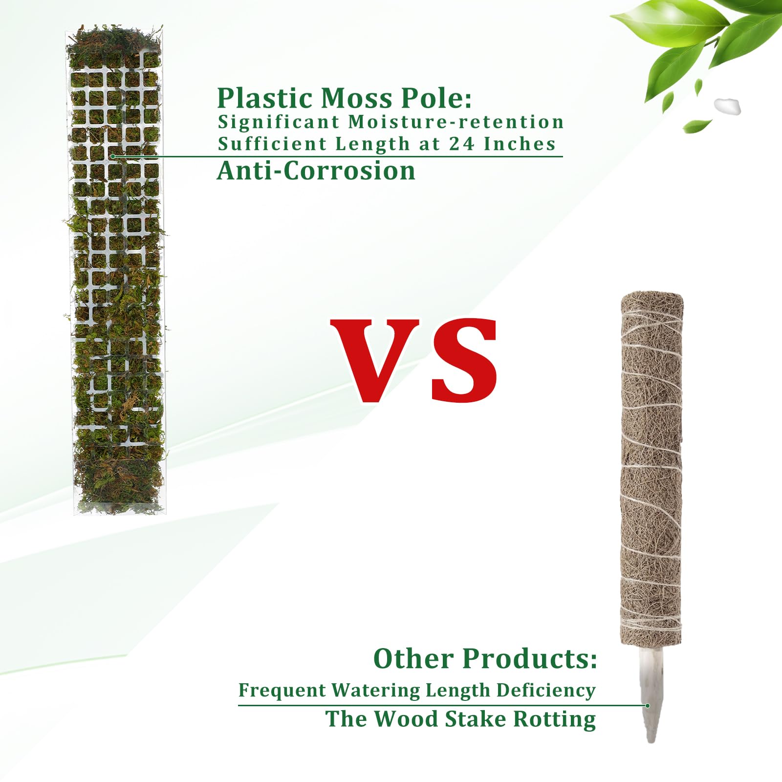 Moss Pole Plastic Plant Stand  - đánh giá và giá Indoor Herb Garden