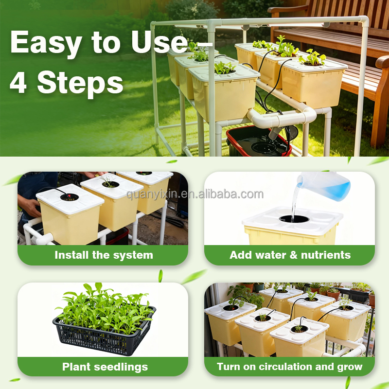 Dutch Bucket Hydroponic System - đánh giá và giá Hydroponic Kit