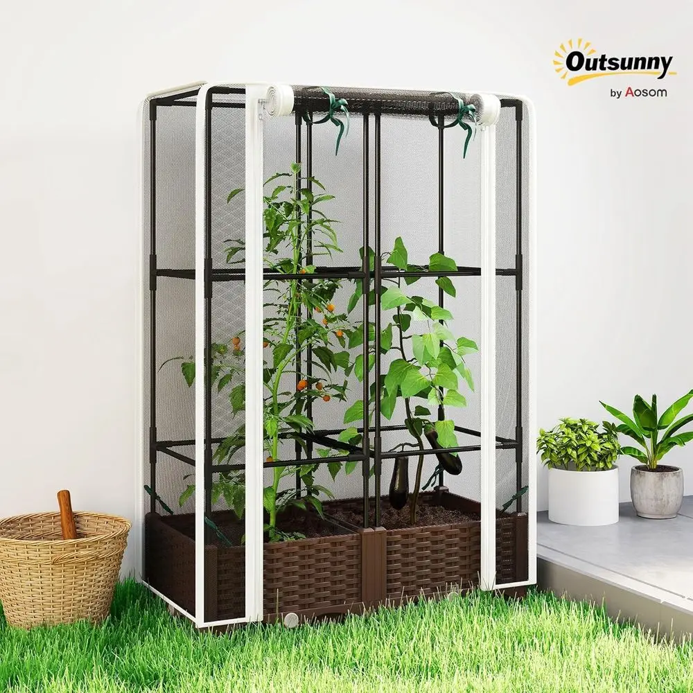 Elevated Garden Bed with Trell - đánh giá và giá Self Watering Planter