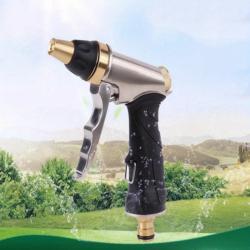Garden Hose Nozzle Brass Water - đánh giá và giá Trowel Garden Tools