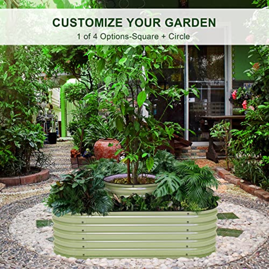 Outdoor modular galvanized ste - đánh giá và giá Raised Garden Bed
