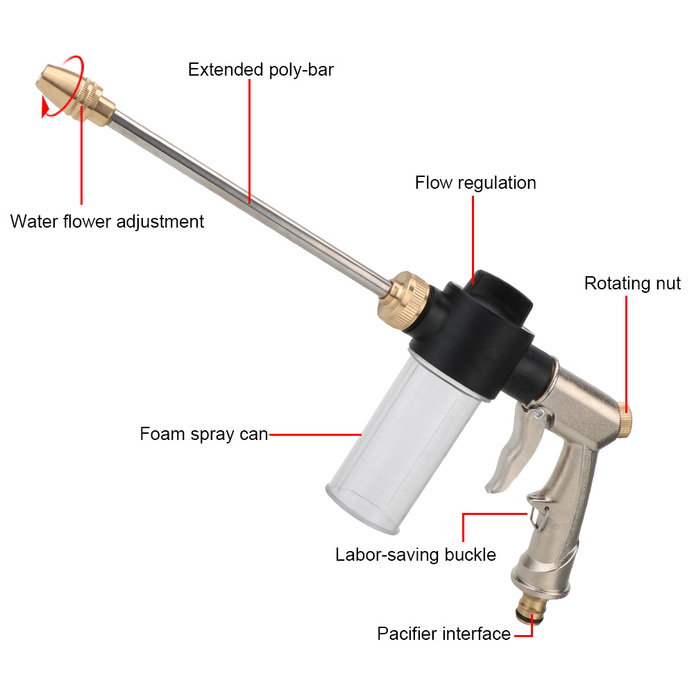 Long Foam Washer Car High Pres - đánh giá và giá Trowel Garden Tools