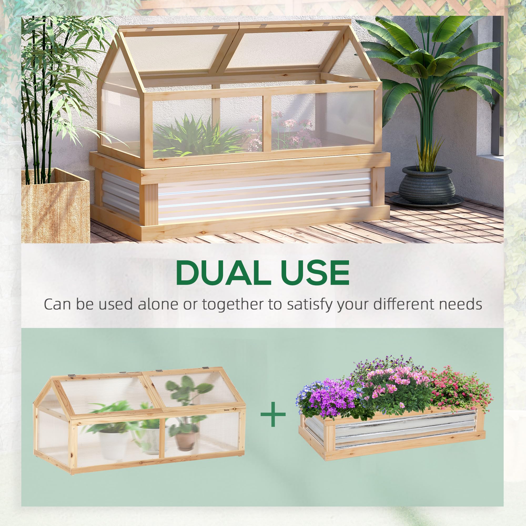 Raised Garden Bed, Polycarbona - đánh giá và giá Raised Garden Bed