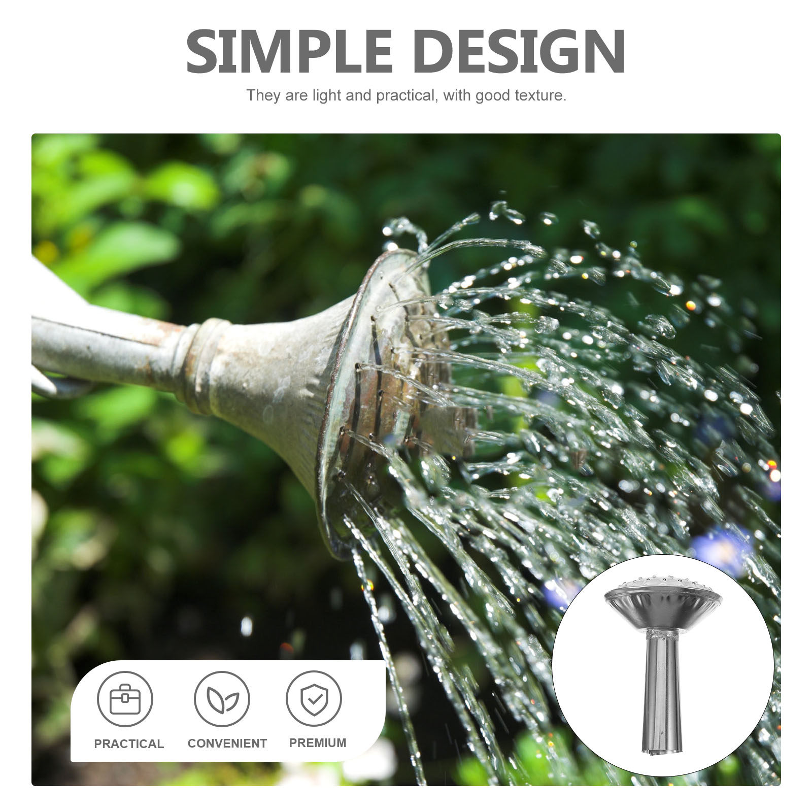 Stainless Steel Water Can Spra - đánh giá và giá Watering Can