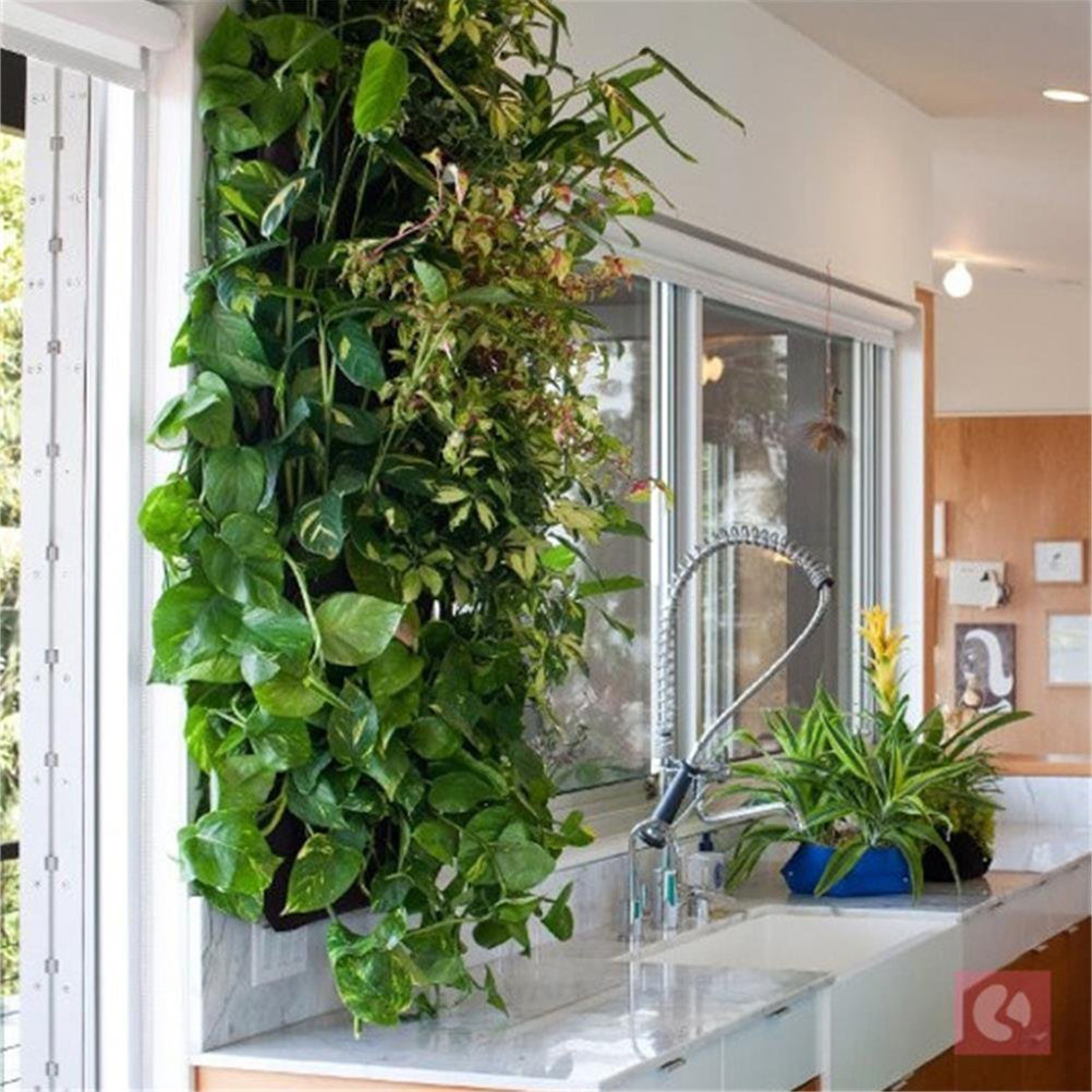 1Pcs Felt Planting Bag Wall Ha - đánh giá và giá Vertical Planter