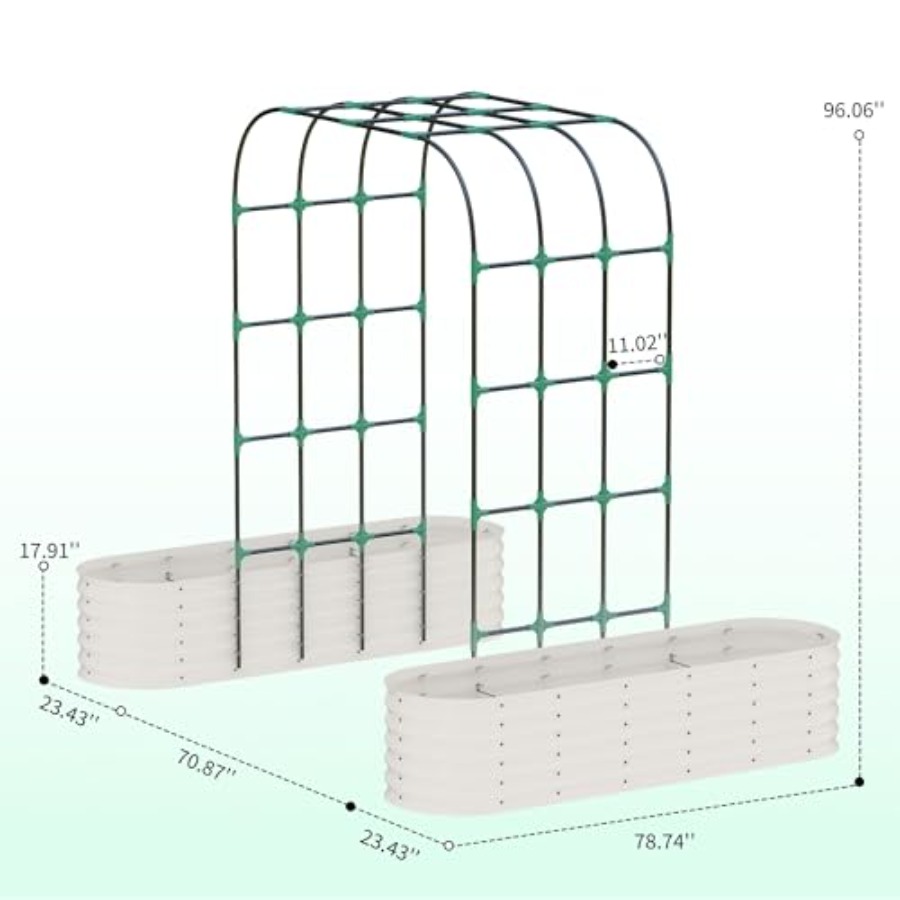 96 Tall Galvanized Raised Gard - đánh giá và giá Raised Garden Bed