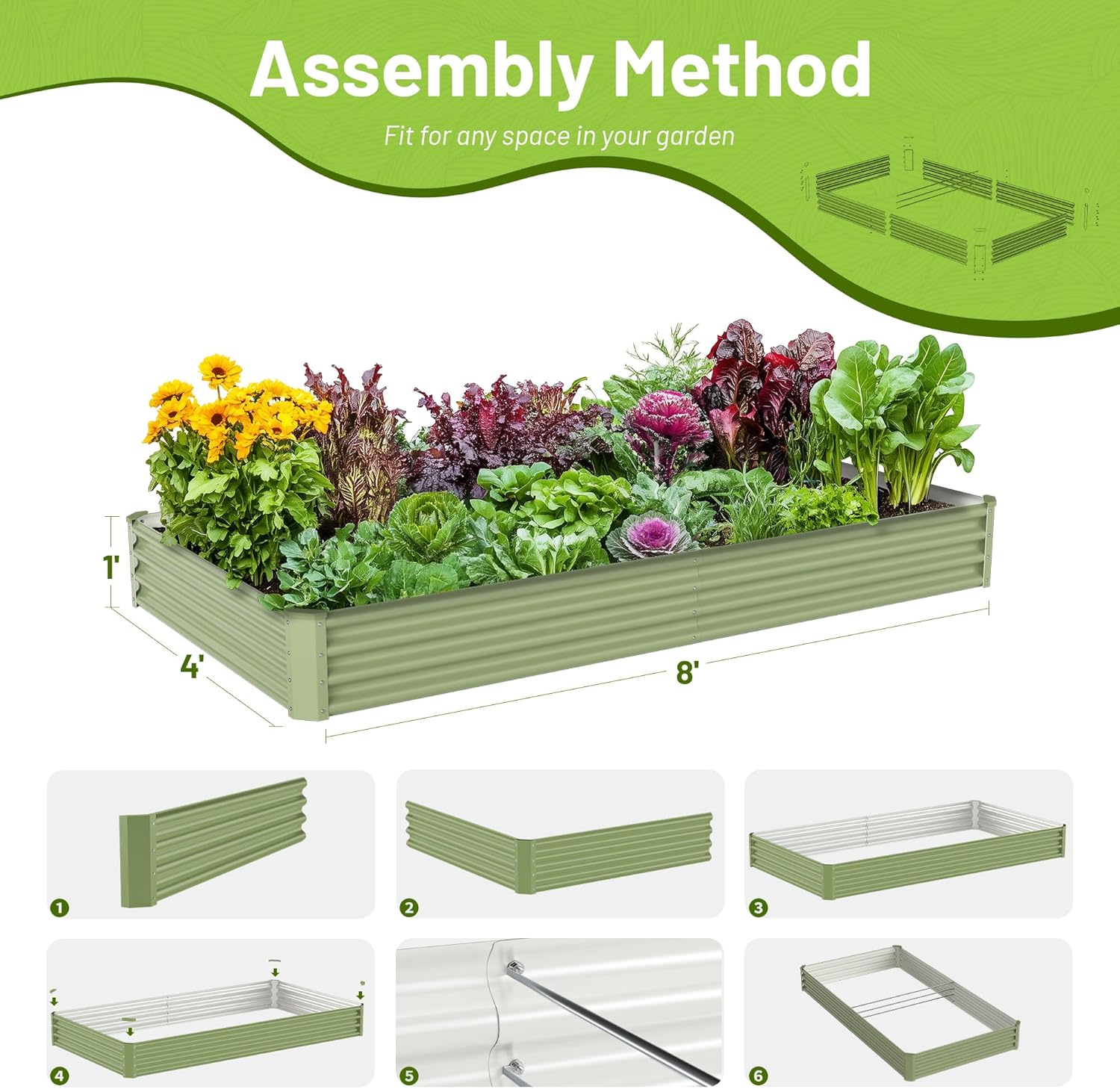 Outdoor Vegetable Gardening Me - đánh giá và giá Raised Garden Bed