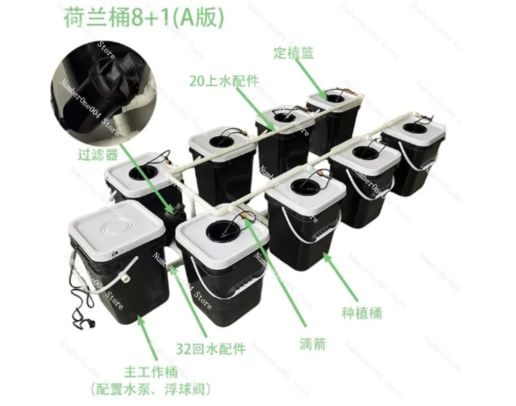 RDWC Home Balcony Hydroponic G - đánh giá và giá Hydroponic Kit