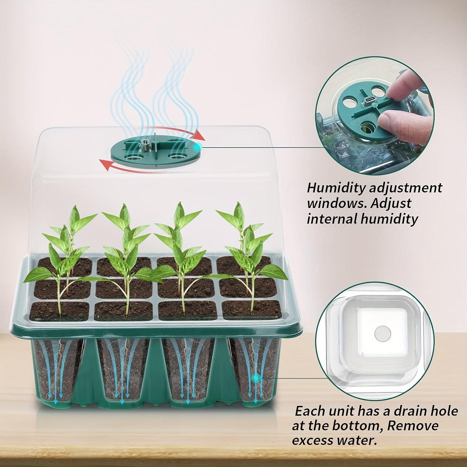 Seedling Starter Kit - 1/2/3 S - đánh giá và giá Grow Light Led