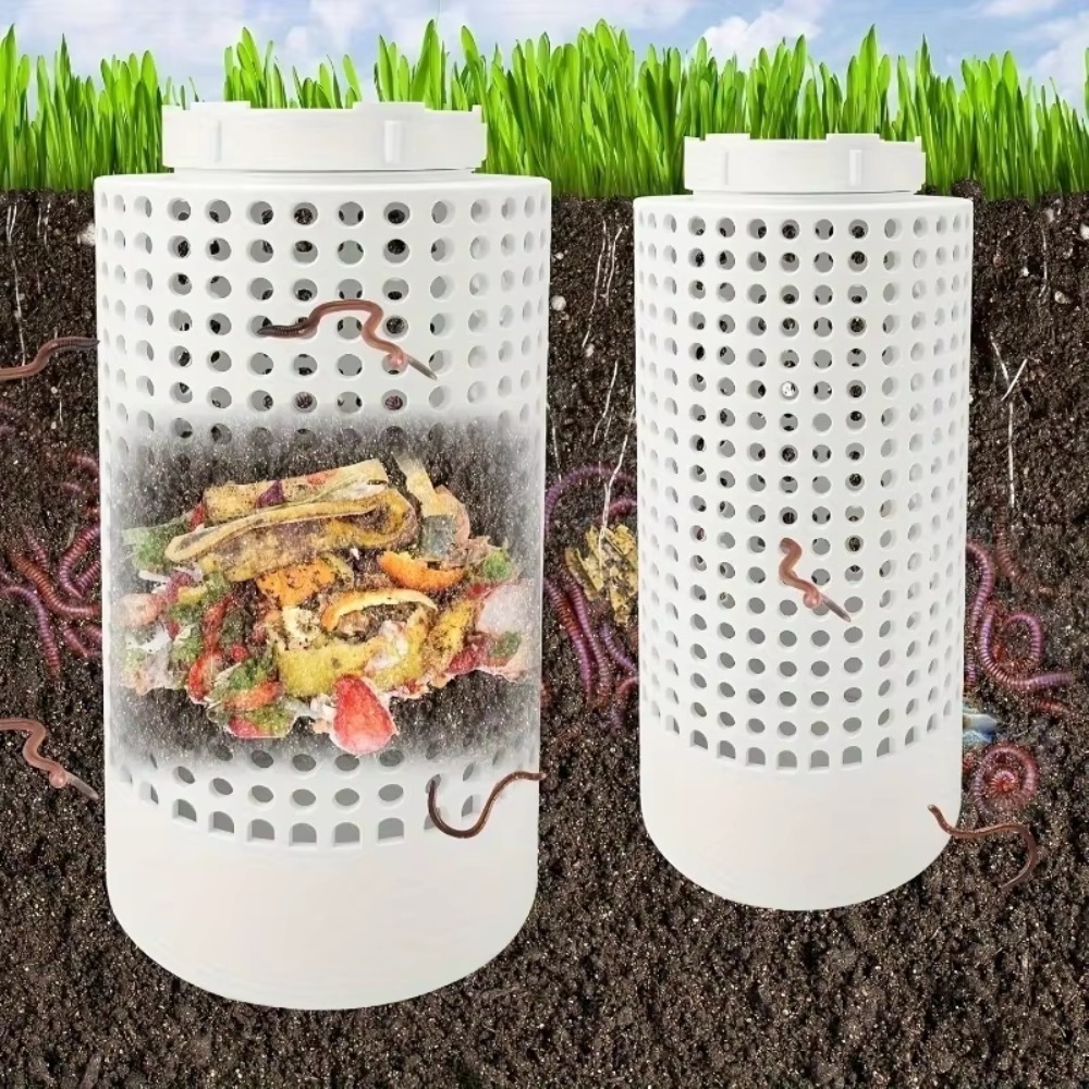 1pc Space-Saving PVC Earthworm - đánh giá và giá Compost Bin