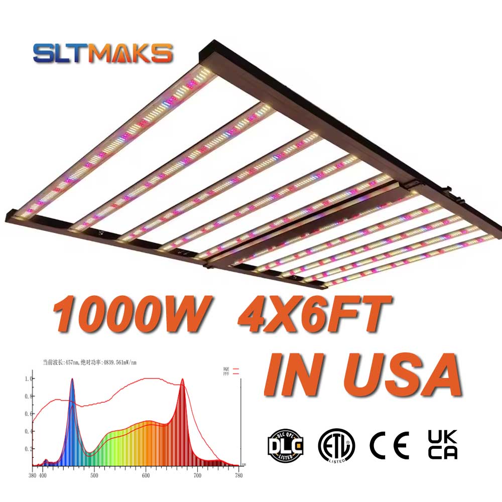 SLTMAKS 8x6FT 4X6FT 1000W Grow - đánh giá và giá Grow Light Led