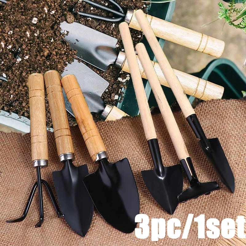 3PC/1Set Mini Gardening Tools  - đánh giá và giá Indoor Herb Garden