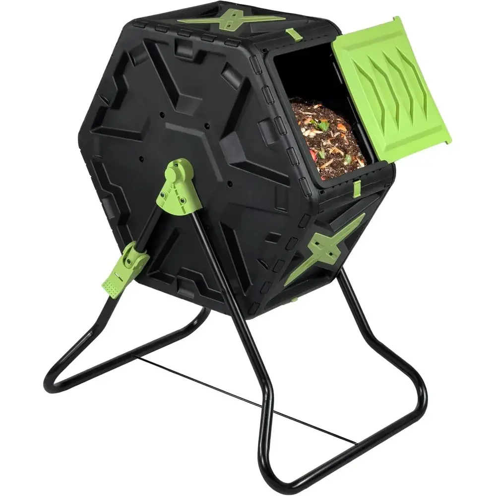 Rotating 21-Gallon Outdoor Com - đánh giá và giá Compost Bin