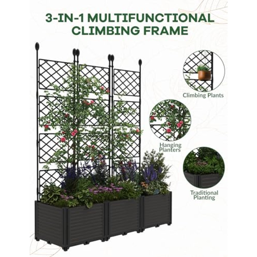 3PCS Modular Raised Garden Bed - đánh giá và giá Raised Garden Bed
