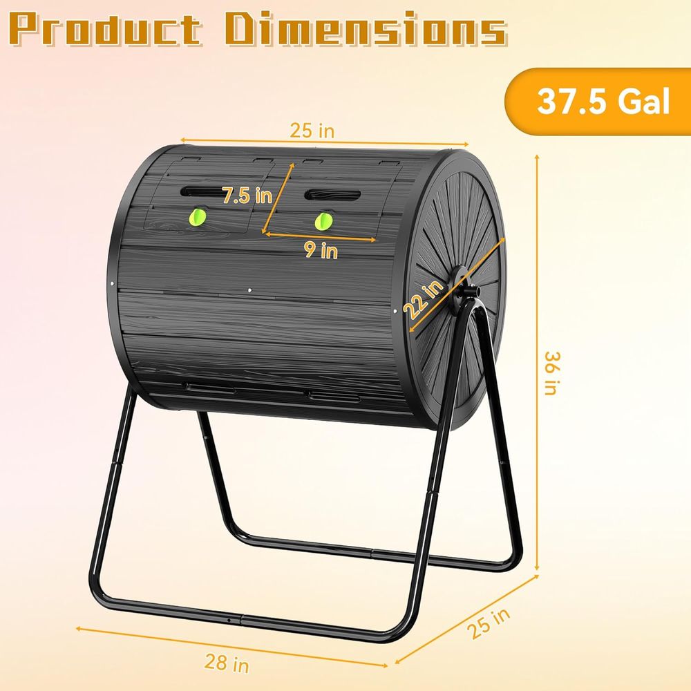 Outdoor 37.5 Gallon All-Season - đánh giá và giá Compost Bin