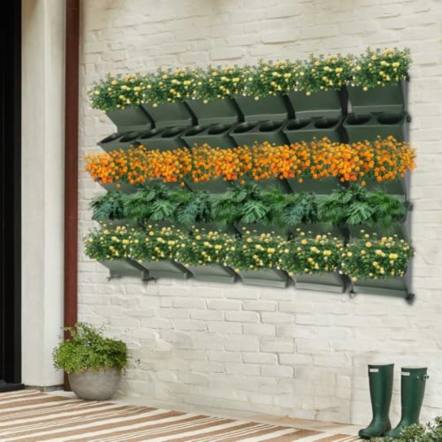 Vertical Wall Planter For Balc - đánh giá và giá Self Watering Planter
