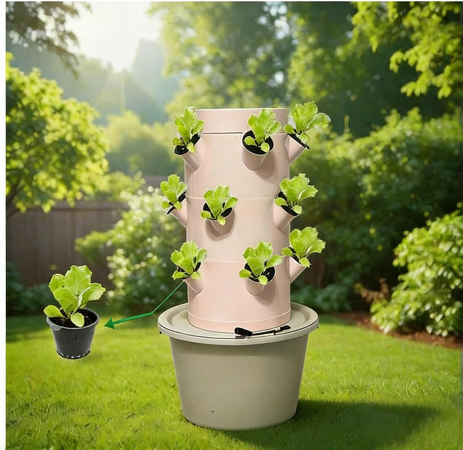 Vertical Hydroponic Growing Sy - đánh giá và giá Indoor Herb Garden