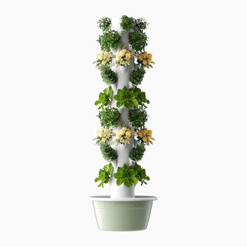 Vertical Hydroponic Grow Tower - đánh giá và giá Vertical Planter