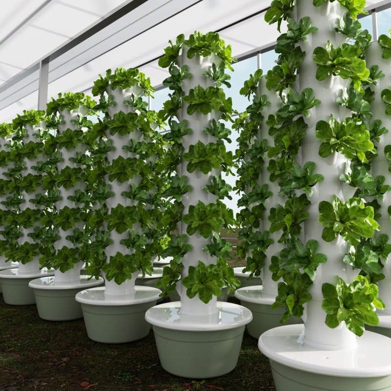 Vertical Hydroponic Grow Tower - đánh giá và giá Vertical Planter